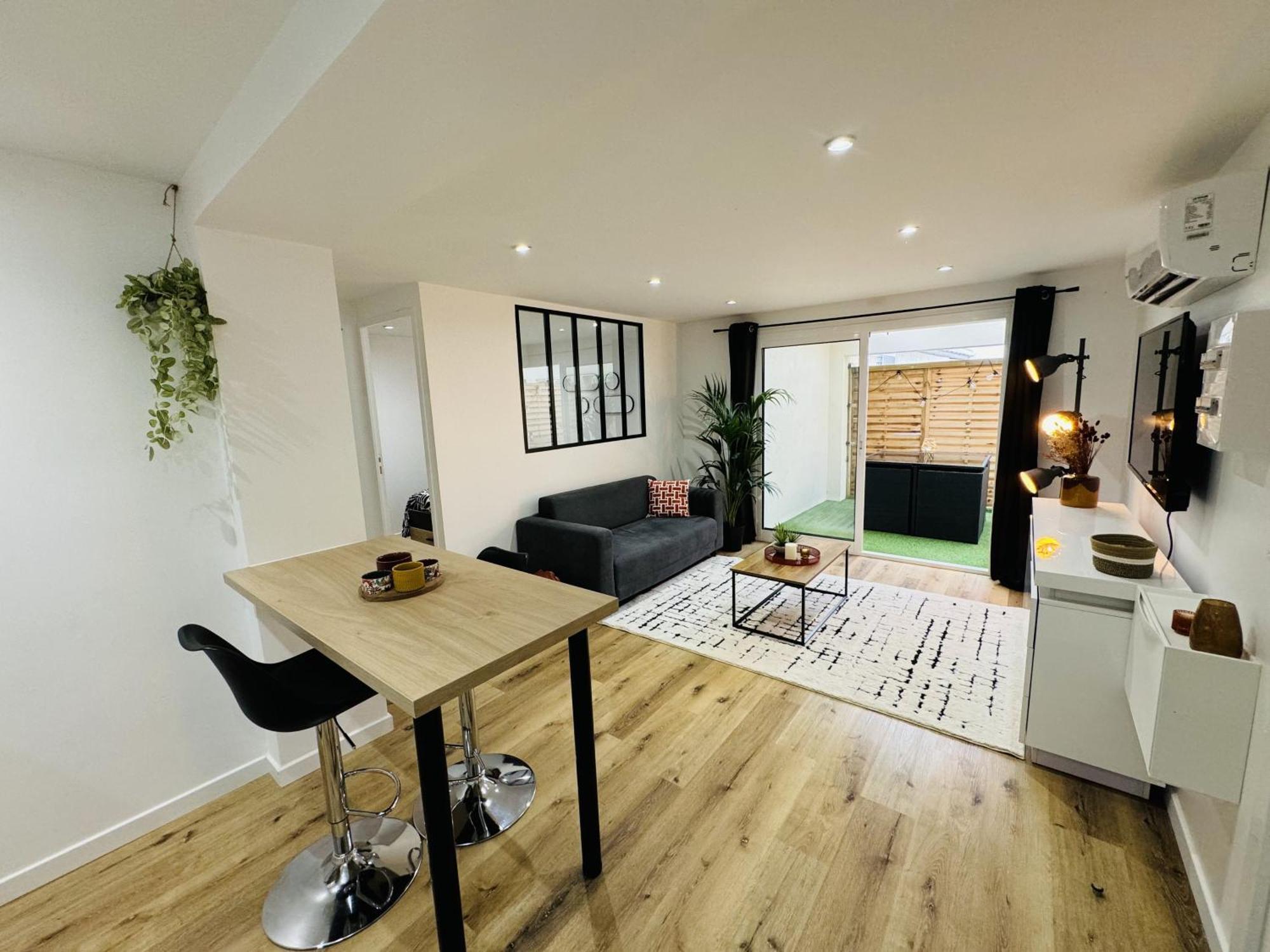 Le Bel Aire - Terrasse - Wifi Apartman Bègles Kültér fotó